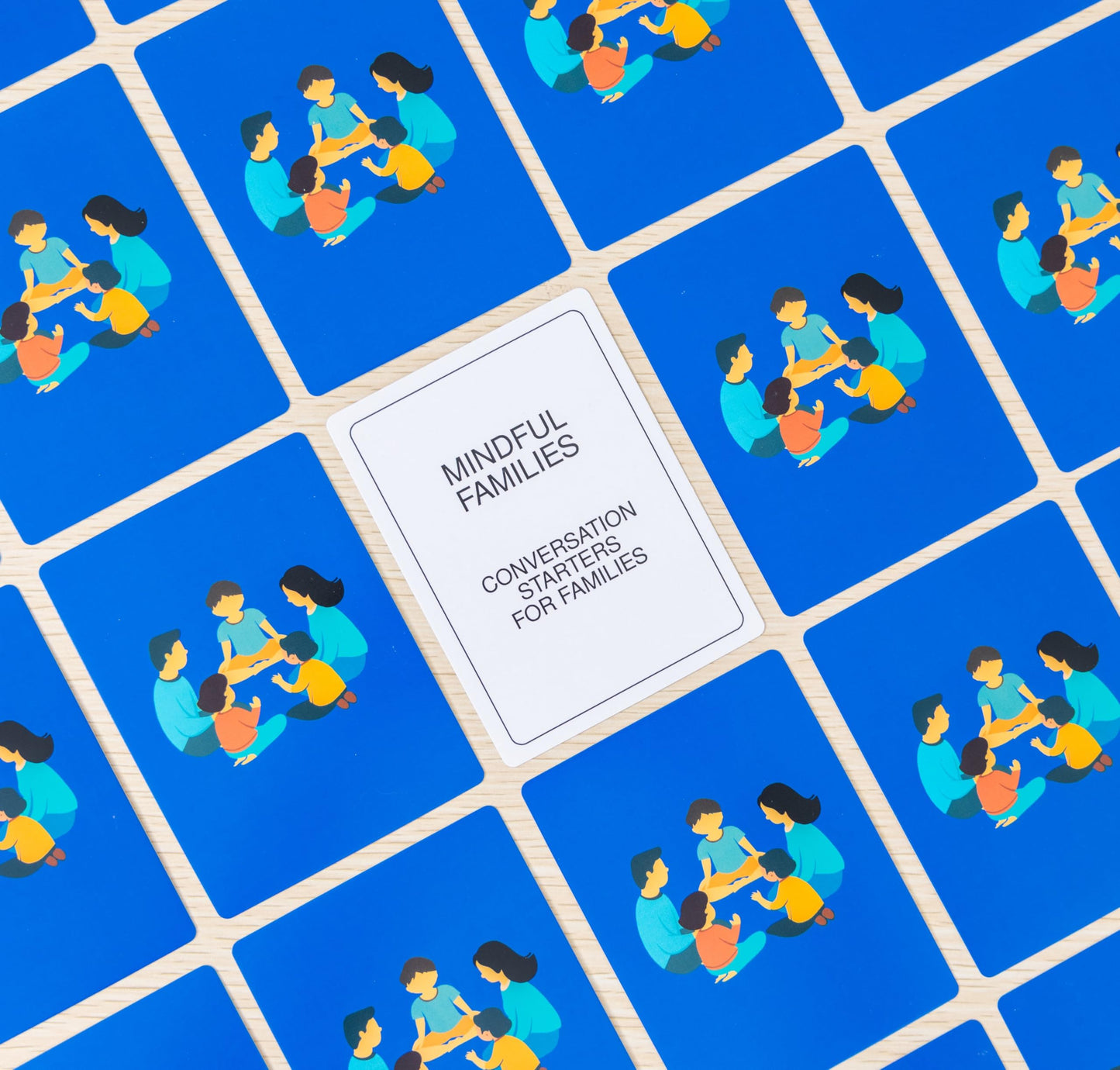 BayWel 100 Mindful Families Conversation Cards – Mindfulness, Gratitude & Breathing Prompts for Self-Care at Home, Travel & Therapy