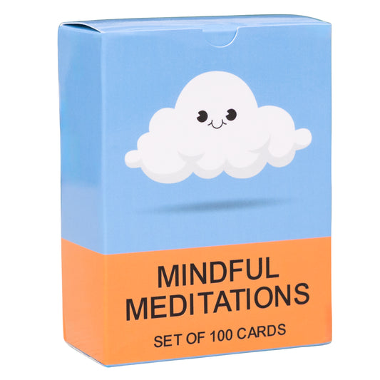 !! COMING SOON !! - BayWel 100 Mindful Meditations Cards – Mindfulness & Meditation Self‑Care Prompts | Desk & Travel Deck for Stress Relief, Focus, Motivation & Well‑Being