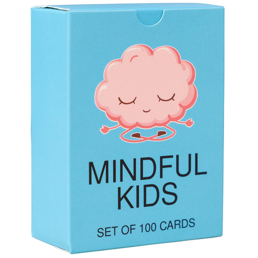 BayWel 100 Mindfulness Conversation Cards for Kids – Positive Affirmation & Self-Care Prompts for Meaningful Family, Classroom & Therapy Discussions
